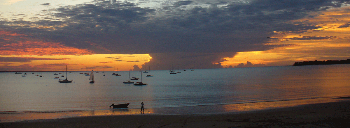 Darwin Sailing Club at Sunset